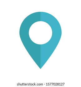 Maps pin. Location map icon.