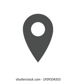 Maps pin. Location map icon. Location pin. Pin icon vector.