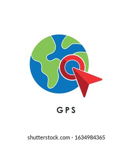 Maps with pin location marker vector illustration. Flat Maps vector line art illustration for icon, logo, symbol, sign, web, UI. Vector illustration of Maps isolated on white background.