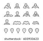 Maps and pins vector icons. Make your own custom location pin icon. Map with pin symbol. Navigation and route concept illustration. Vector icon for contact web page