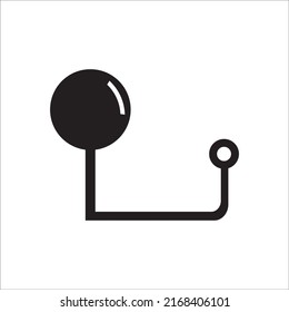 maps point icon logo vector design