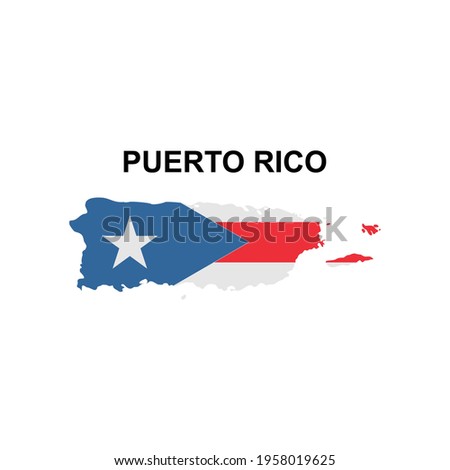 maps of Puerto Rico icon vector sign symbol