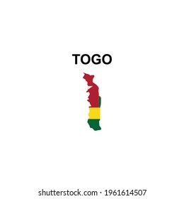 maps of Togo icon vector sign symbol