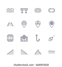 Maps & Travel icons