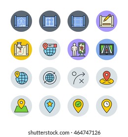 Maps & Travel icons
