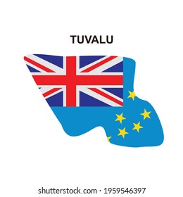 maps of Tuvalu icon vector sign symbol