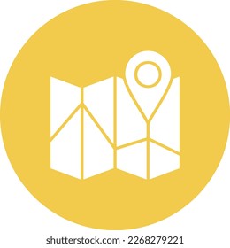 Maps vector icon. Can be used for printing, mobile and web applications.