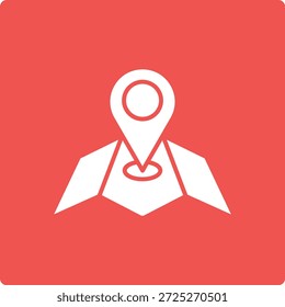 Icono de Vector de mapas. Se puede utilizar para aplicaciones de impresión, móviles y de Web.