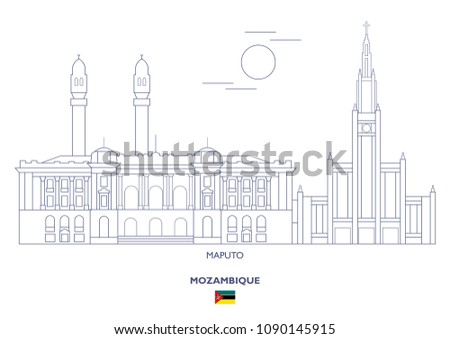 Maputo Linear City Skyline, Mozambique