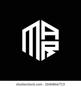 
MAR logo MAR icon MAR monogram MAR letter minimalist Circle flat Unique modern abstract logo design.