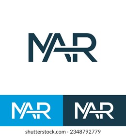 MAR minimalist and classic logo