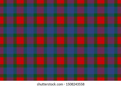 Mar Tartan. Seamless rectangle pattern for fabric, kilts, skirts, plaids