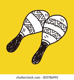 maraca doodle