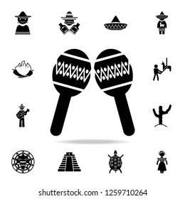 maraca icon. Detailed set of elements Mexico culture icons. Premium graphic design. One of the collection icons for websites, web design, mobile app