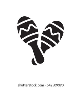 maraca icon illustration isolated vector sign symbol