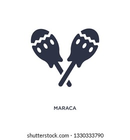 maraca icon. Simple element illustration from africa concept. maraca editable symbol design on white background. Can be use for web and mobile.