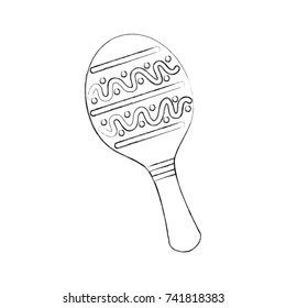 maraca mexican music instrument celebration carnaval