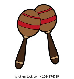 Maraca music instrument