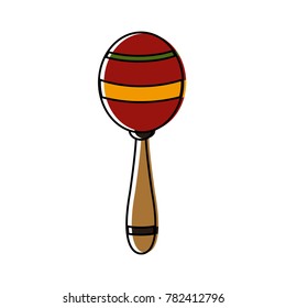 Maraca music instrument