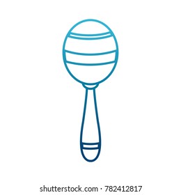 Maraca music instrument