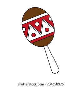 Maraca percussion instrument
