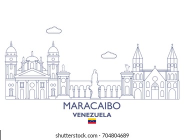 Maracaibo Linear City Skyline, Venezuela
