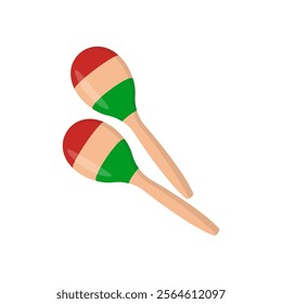 Maracas, African Symbols Vector Illustration