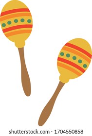 Maracas Art. Mexikanisches Musikinstrument