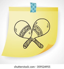 maracas doodle