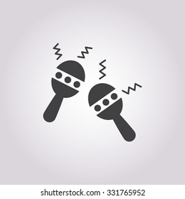Maracas icon.