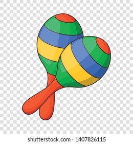 Maracas icon. Cartoon illustration of maracas vector icon for web