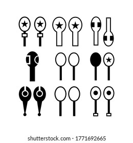Maracas icon or logo isolated sign symbol vector illustration - Collection of high quality black style vector icons
