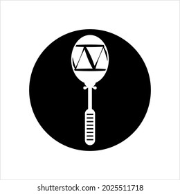 Maracas Icon, Music, Percussion Instrument Icon Vector Art Illustration