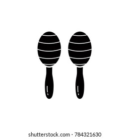 maracas icon vector