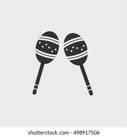 maracas icon , vector design