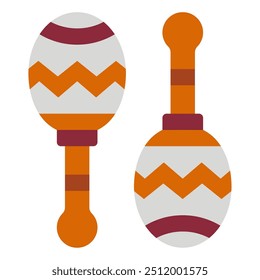 Maracas icon for web, app, infographic, etc