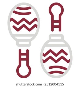 Maracas icon for web, app, infographic, etc