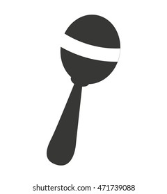 maracas instrument tropical isolated icon vector illustration design