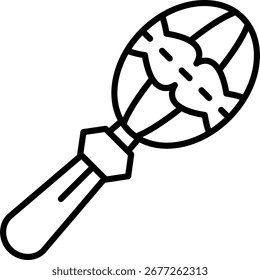 Maracas Linha vetor Ícone Design