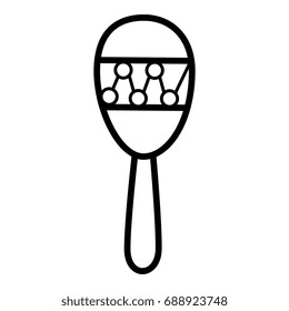 Maracas music instrument