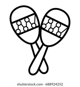 Maracas music instrument