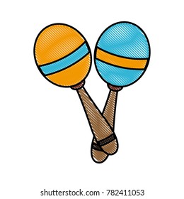 Maracas music instrument