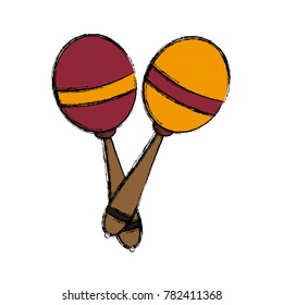 Maracas music instrument