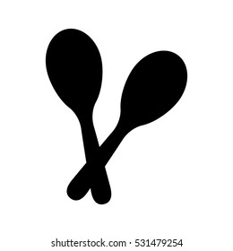 maracas music instrument icon vector illustration graphic design