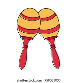 Maracas musical instrument