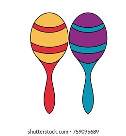 Maracas musical instrument