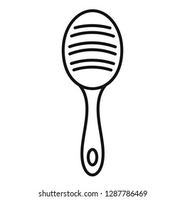 Maracas toy icon. Outline maracas toy vector icon for web design isolated on white background