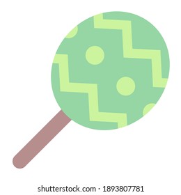 maracas using soft color and flat style