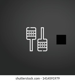 Maracas vector icon. Maracas concept stroke symbol design. Thin graphic elements vector illustration, outline pattern for your web site design, logo, UI. EPS 10.