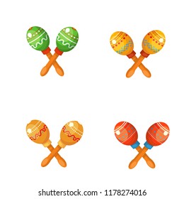 maracas vector set